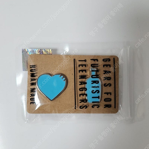휴먼 메이드 x 블루 보틀 커피 핀 뱃지 블루