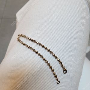 예르나 볼팔찌 17.5cm 리얼화이트