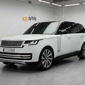 랜드로버 중고 흰색 2024년식 873km 4.4 P530 LWB 오토바이오그래피 중고자동차
