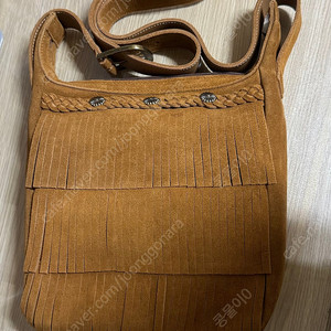 아우어노스텔지아 western real suede bag 웨스턴 백 카멜