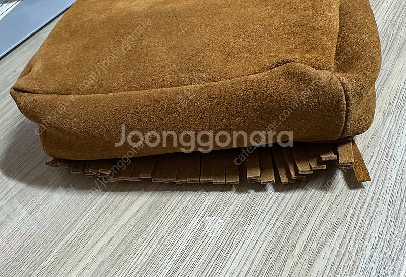 아우어노스텔지아 western real suede bag 웨스턴 백 카멜--1