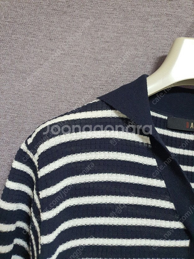 닥스 daks 오픈칼라 니트 탑 90사이즈--4