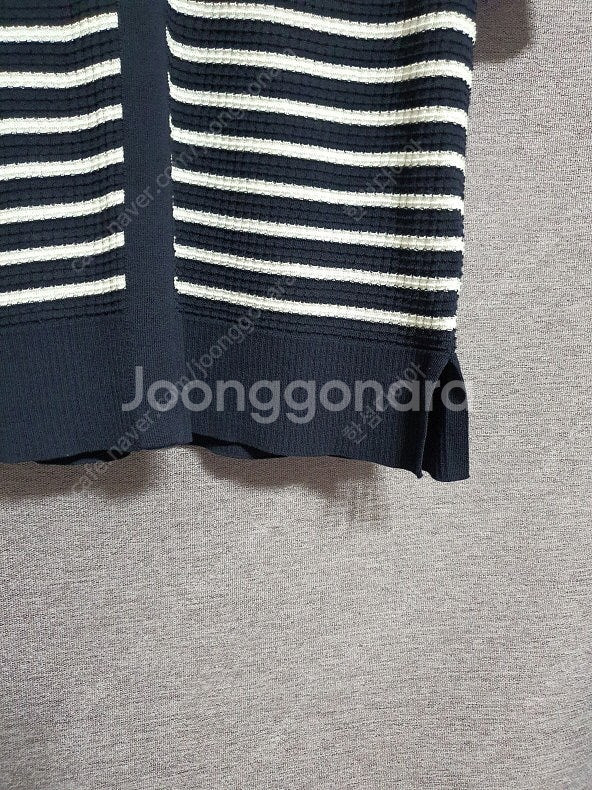 닥스 daks 오픈칼라 니트 탑 90사이즈--6