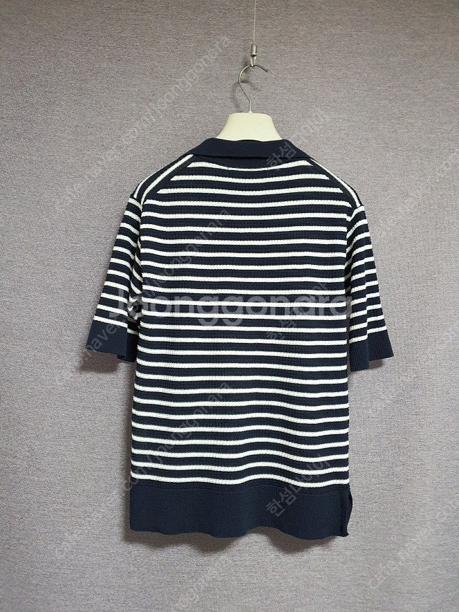 닥스 daks 오픈칼라 니트 탑 90사이즈--8