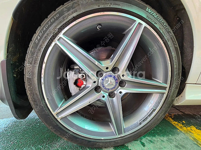 벤츠 C클래스 w205 C250d 순정 별휠 앞225/...--3