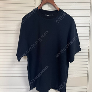 22ss 한섬 dkny 플리츠 시어서커 반팔 티셔츠 100~105