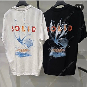 솔리드옴므 24ss 워터 나비티 (새상품)