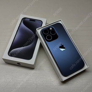 아이폰 15프로 블루 티타늄 128