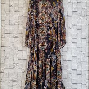 자라 zara 쉬폰롱원피스