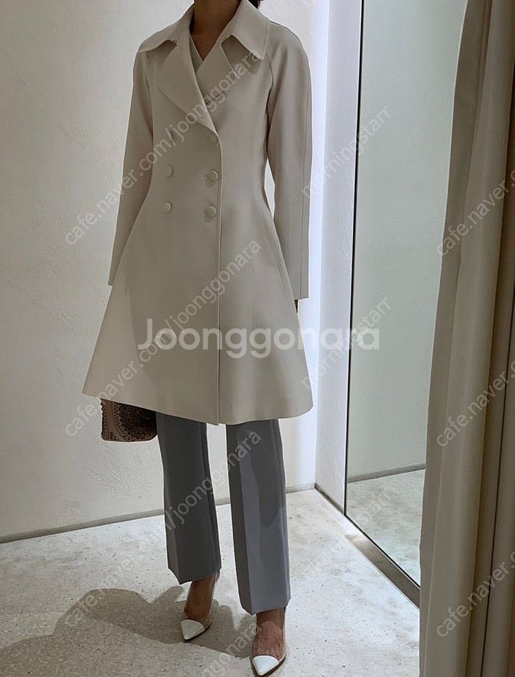 레디투웨어 알투더블유 r2w 플레어 트렌치코트--6