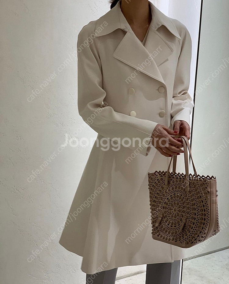 레디투웨어 알투더블유 r2w 플레어 트렌치코트--8