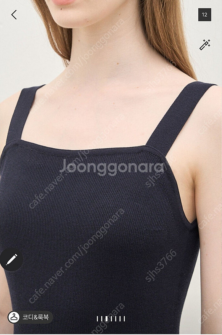 더캐시미어 니트 드레스--3