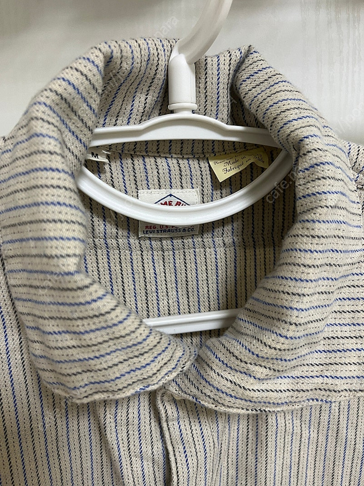 리바이스빈티지클로딩 lvc 홈런 스트라이프셔츠 M사이즈 더블알엘,RRL,폴로,풀카운트,웨어하우스 이미지
