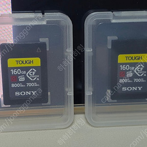 소니 CFexpress A 160G 및 소니 SD/CF-A 리더기 MRW-G2 판매합니다.