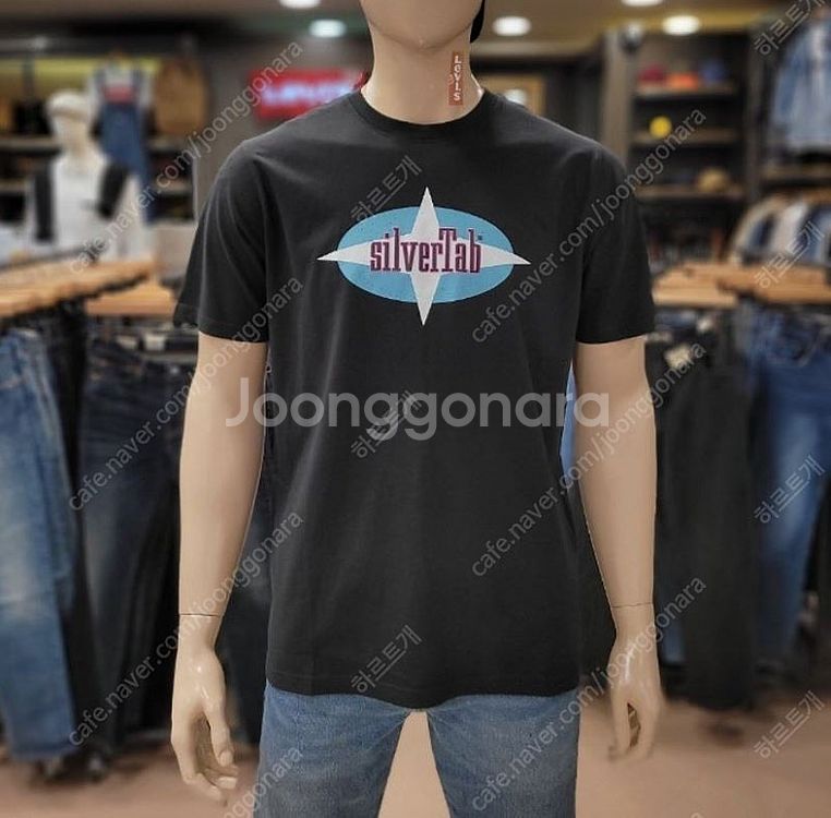 Levi's SilverTab 리바이스 실버탭 블랙 반...--1