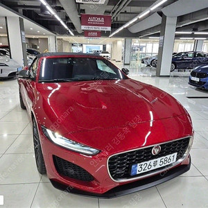 5,734 km 재규어 중고 F-TYPE P300 컨버터블 중고자동차 24시간 상담 빨간색