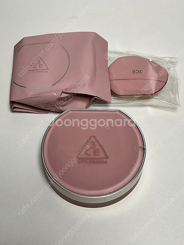 [새제품] 3CE 핏팅 메쉬 쿠션 + 리필 핑크 01 ...--2