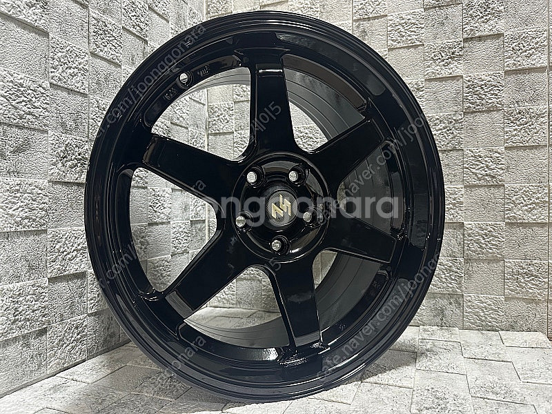 (판매)사제 TE-37 SL 18인치 유광 블랙 무기스...--1