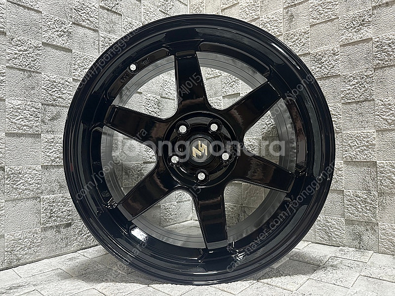 (판매)사제 TE-37 SL 18인치 유광 블랙 무기스...--2