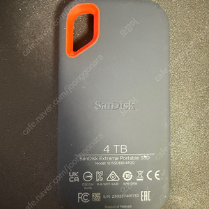 샌디스크 포터블 외장 SSD E61 4TB