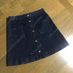 자카디 물결데님스커트 14Y( 허리 줄임밴드 있음)