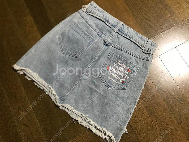 키르시 블랙 청스커트 + 데님스커트 2개, 1 size--2
