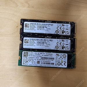 NVME M.2 SSD 256GB 2280 3개 개당2.2만 컨디션 매우 좋습니다.