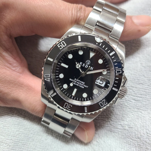 Esdin 롤렉스 서브마리너 오마주 쿼츠 다이버시계 로렉스 섭마 rolex