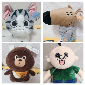 골라4000텍달린새제품 인형 빵빵이 오구리 고양이 곰돌이 치이 오리 테드 마시마로 토끼