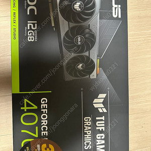 ASUS RTX 4070TI 판매합니다