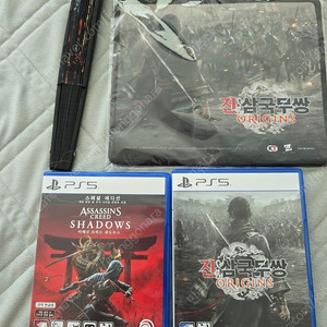 PS5 어쌔신크리드 새도우즈 진삼국무쌍 오리진 특전포함 둘다 코드 미사용