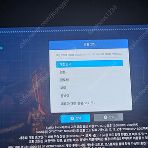 스텔라블레이드 니케 스킨코드팝니다