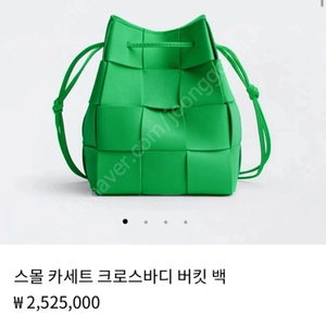 보테가베네타 버킷백 스몰