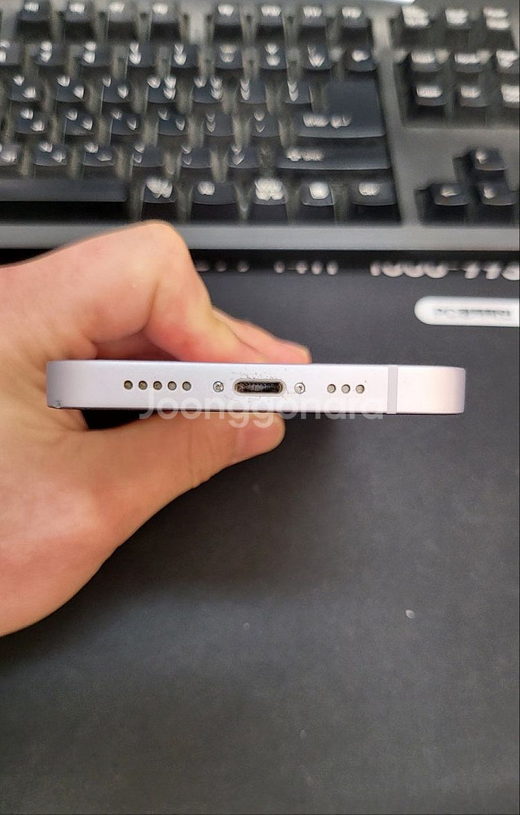 아이폰14 퍼플 256GB 배터리86% 상태좋은 중고5...--5