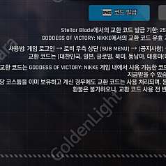 스텔라블레이드 니케 홍련 스킨코드 팝니다