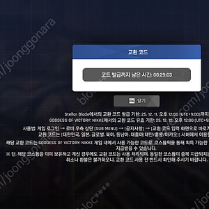스텔라 블레이드 니케 스킨 판매합니다. 2만원