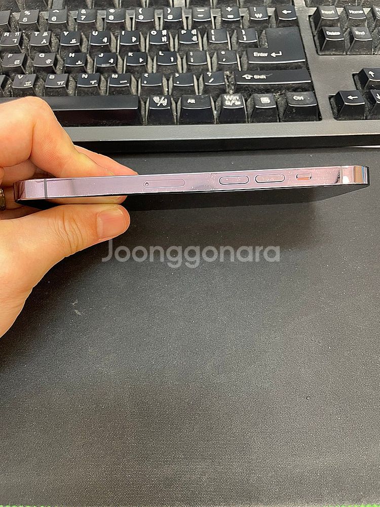 아이폰14프로 퍼플 128GB 상태좋은 중고60만팝니다...--6