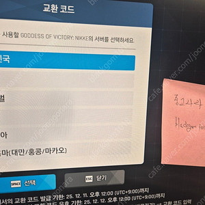 스텔라블레이드 니케 교환 쿠폰코드 팝니다(국적 선택가능)
