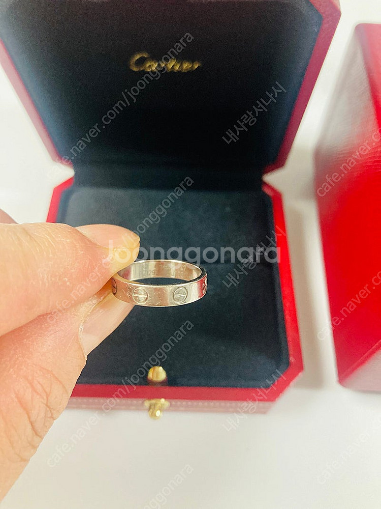 까르띠에 18k 러브링 정품--1