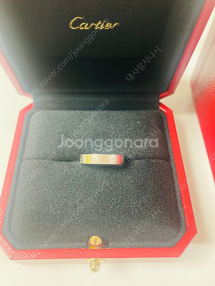 까르띠에 18k 러브링 정품--3