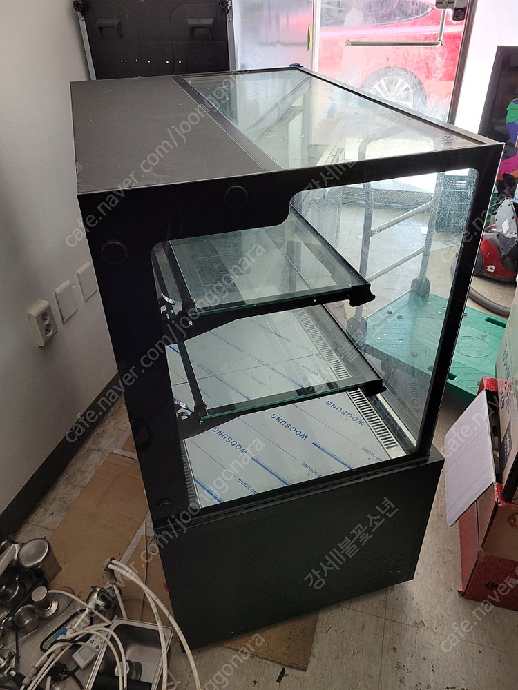 그랜드우성 900 쇼케이스 사각 3단 LED조명 카페--9