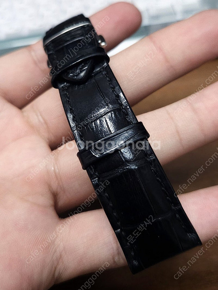 리오스 가죽줄 22mm 블랙 팝니다--2
