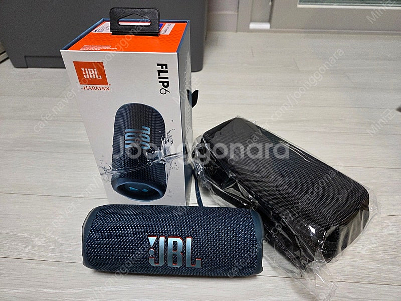 JBL FLIP6 블루투스 스피커 + 보관케이스 (개봉...--0