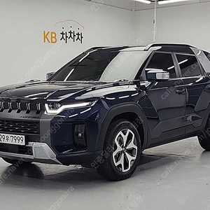 토레스 중고 구매 쌍용 중고차 파란색 2024년식 6,694km 1.5 GDI-T 2WD T7 중고차상담신청