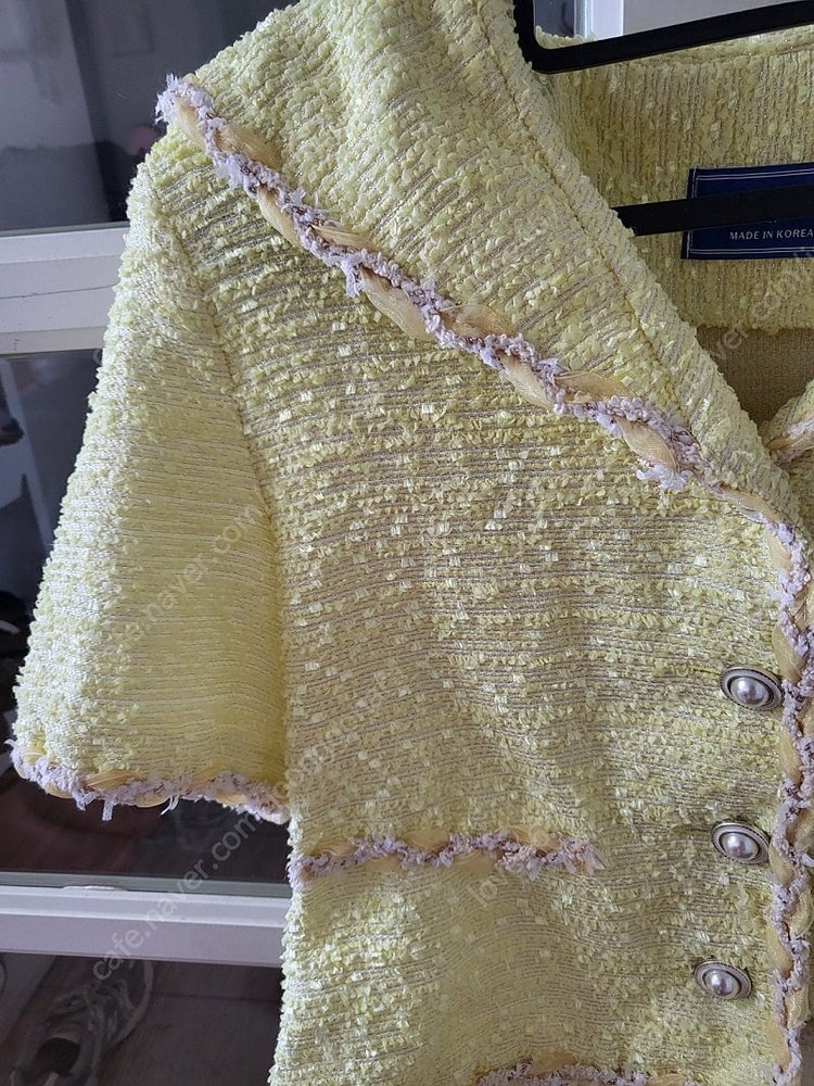 반팔 세일러 트위드자켓--2