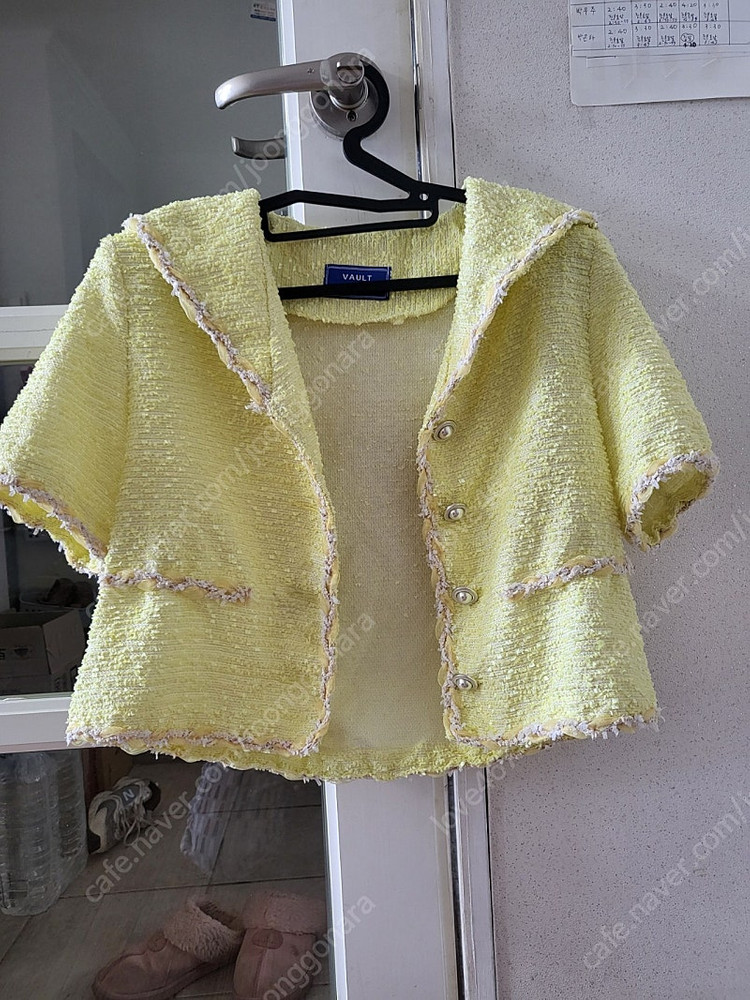 반팔 세일러 트위드자켓--4