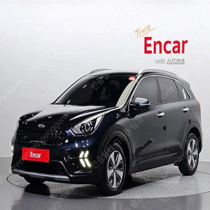 기아 니로 중고 니로 더 뉴 니로 중고차 파란색 2021년식 1.6 HEV 럭셔리 수원중고차