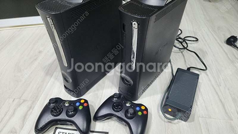 xbox360 120기가 본체 2개,패드2개 택포 11...--5