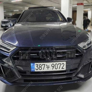 아우디 A7 중고 A7 중고차 아우디 중고 파란색 2020년식 45 TDI 콰트로 프리미엄 개인사업자 세금감면