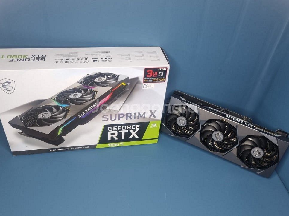 [판매]RTX3080 TI 12G MSI 슈프림 , 기...--1